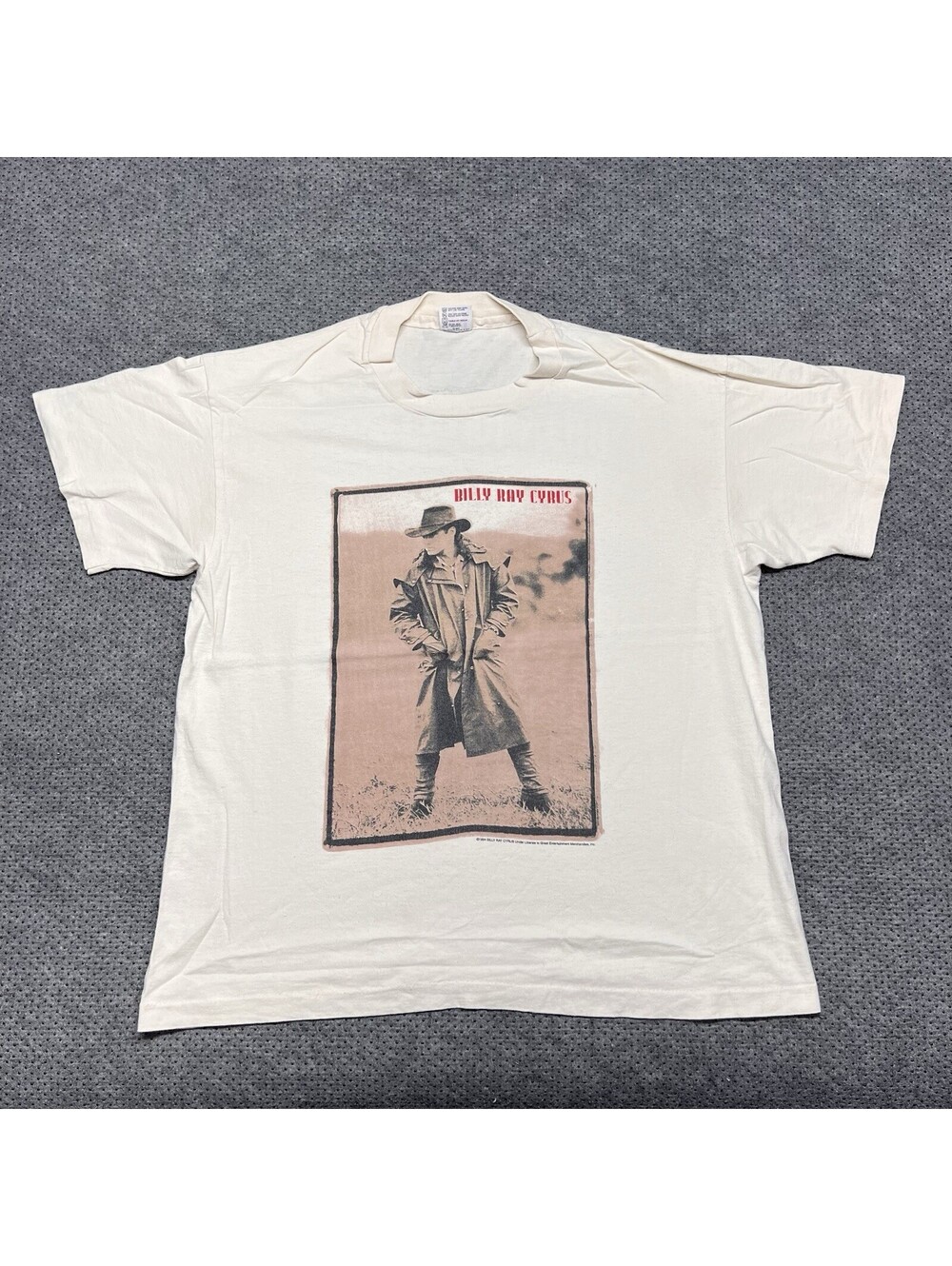 Vintage 1994 Billy Ray Cyrus Redneck Heaven Tour 95 T-Shirt XL Rare Men’s Anvil